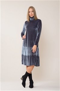 GIZIA - Kadife Midi Elbise
