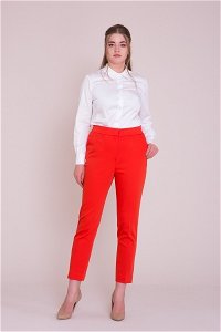  GIZIA - Boru Paça Kırmızı Pantolon