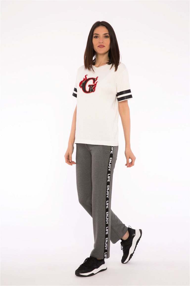 GIZIA SPORT - Side Stripe Detailed Sweatpants