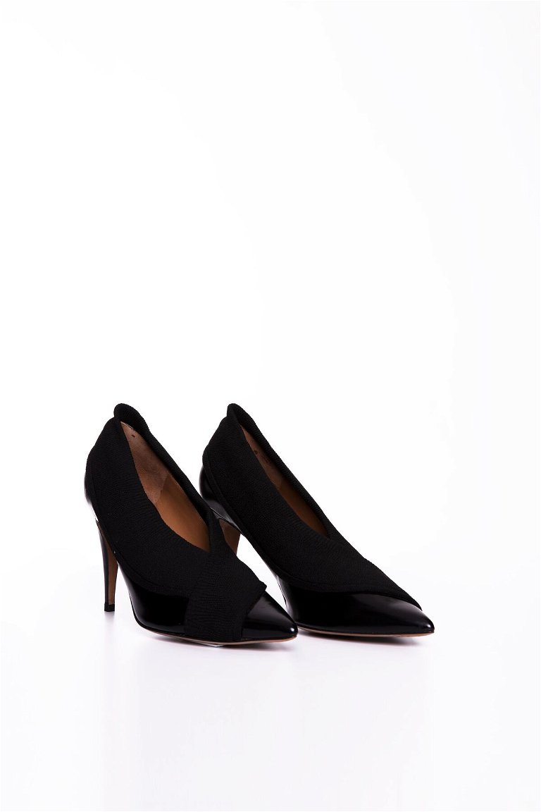 GIZIAGATE - حذاء كعب مرتفع لون أسود