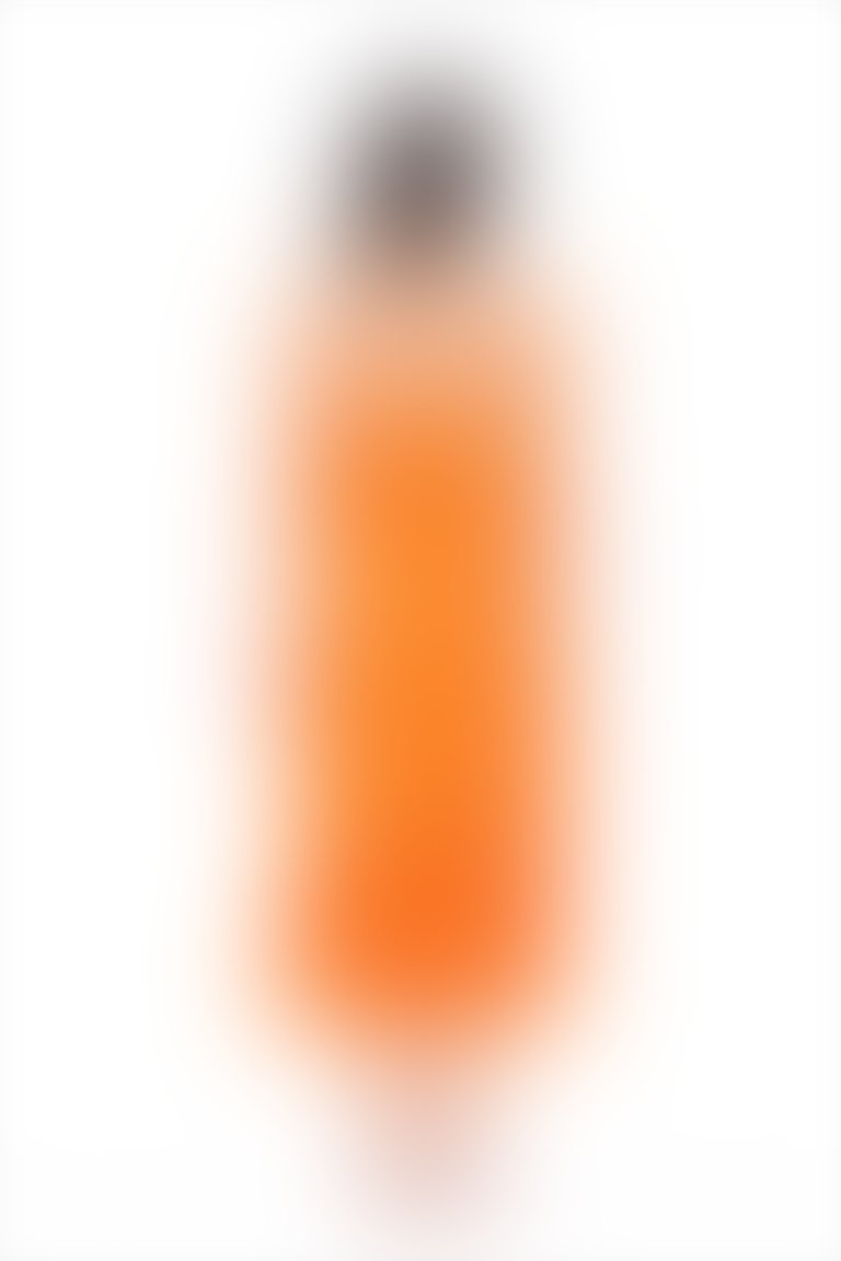 Pilise Detaylı Midi Boy Şifon Askılı Turuncu Elbise