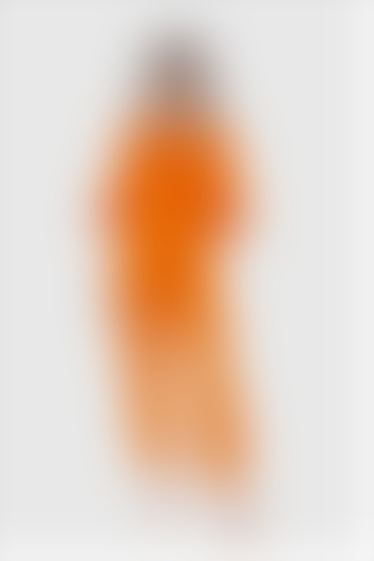 GIZIA - Düğmeli Kol Detaylı Havuç Bilek Boy Turuncu Tulum