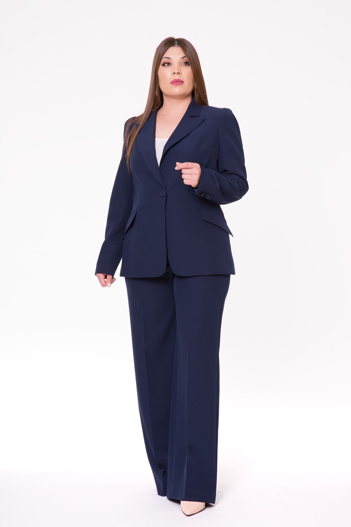 Navy Blue Women's Suit