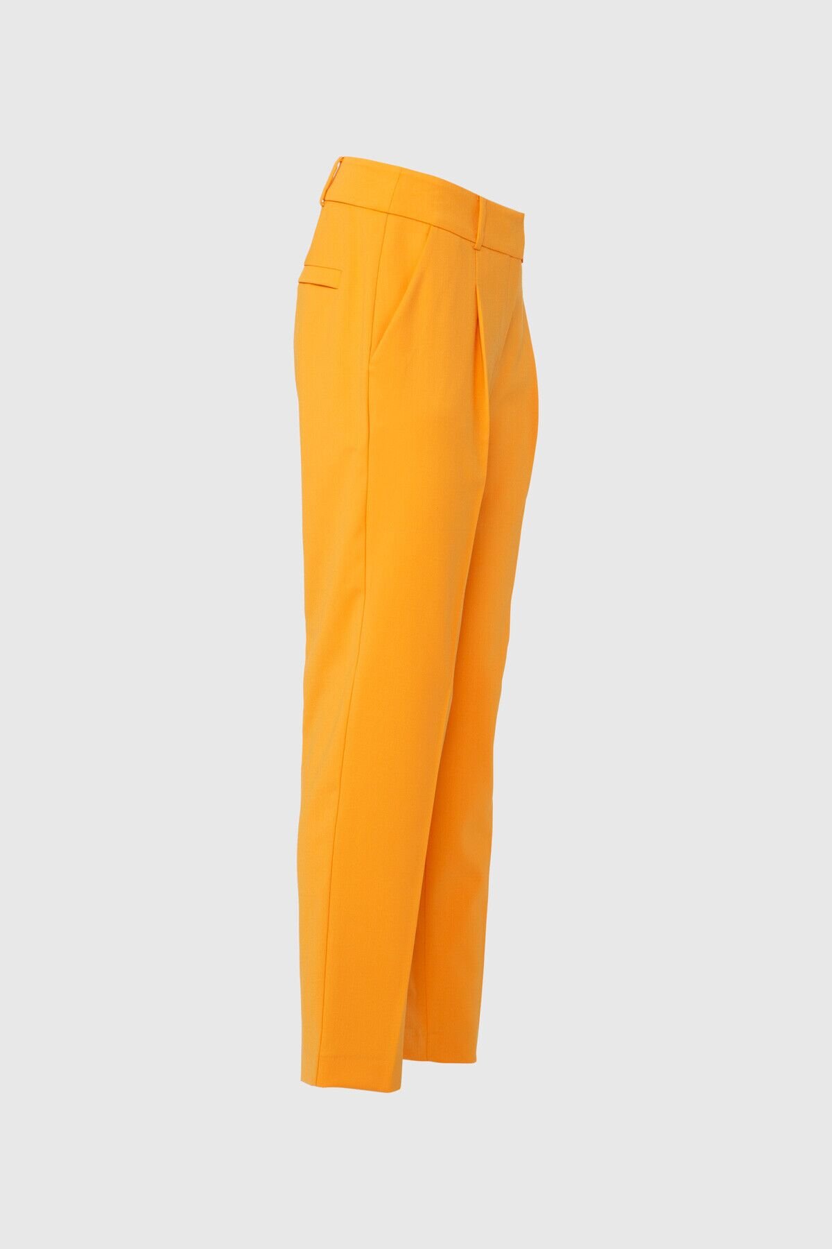 Classic Ankle Length Orange Trousers