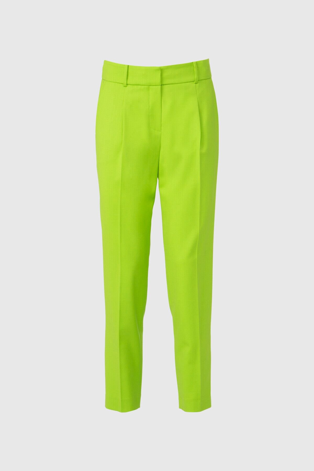 Klasik Bilek Boy Yeşil Pantolon - Gizia