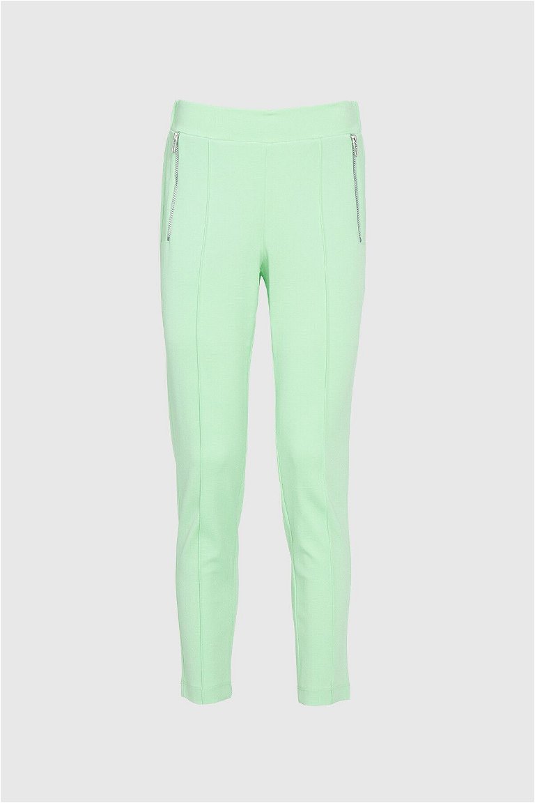  GIZIA SPORT - Dikiş Detaylı Yeşil Havuç Pantolon