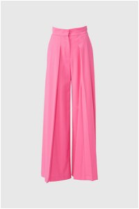 GIZIA - Pleat Detailed High Waist Pink Trousers