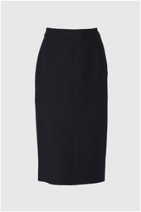 GIZIAGATE - Classic Black Pencil Skirt