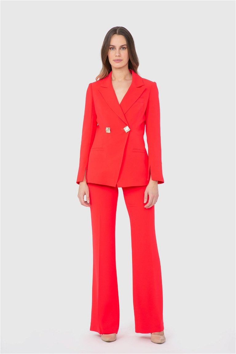 4G CLASSIC - Front Button Detailed Red Suit