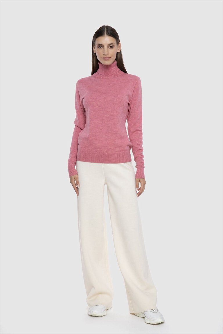 GIZIA - Pink Turtleneck Sweater