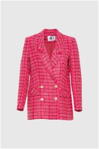 4G CLASSIC - Twett Double Breasted Gold Button Pink Jacket