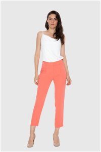 GIZIA - Ankle Length Orange Carrot Trousers
