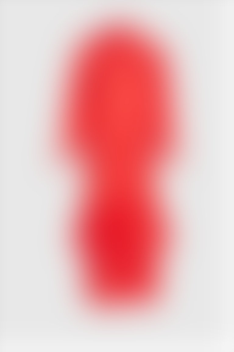 GIZIA - İşleme Detaylı Etek Kısmı Kat Kat Uzun Kırmızı Poplin Elbise