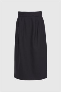 GIZIA - High Waist Black Pencil Skirt