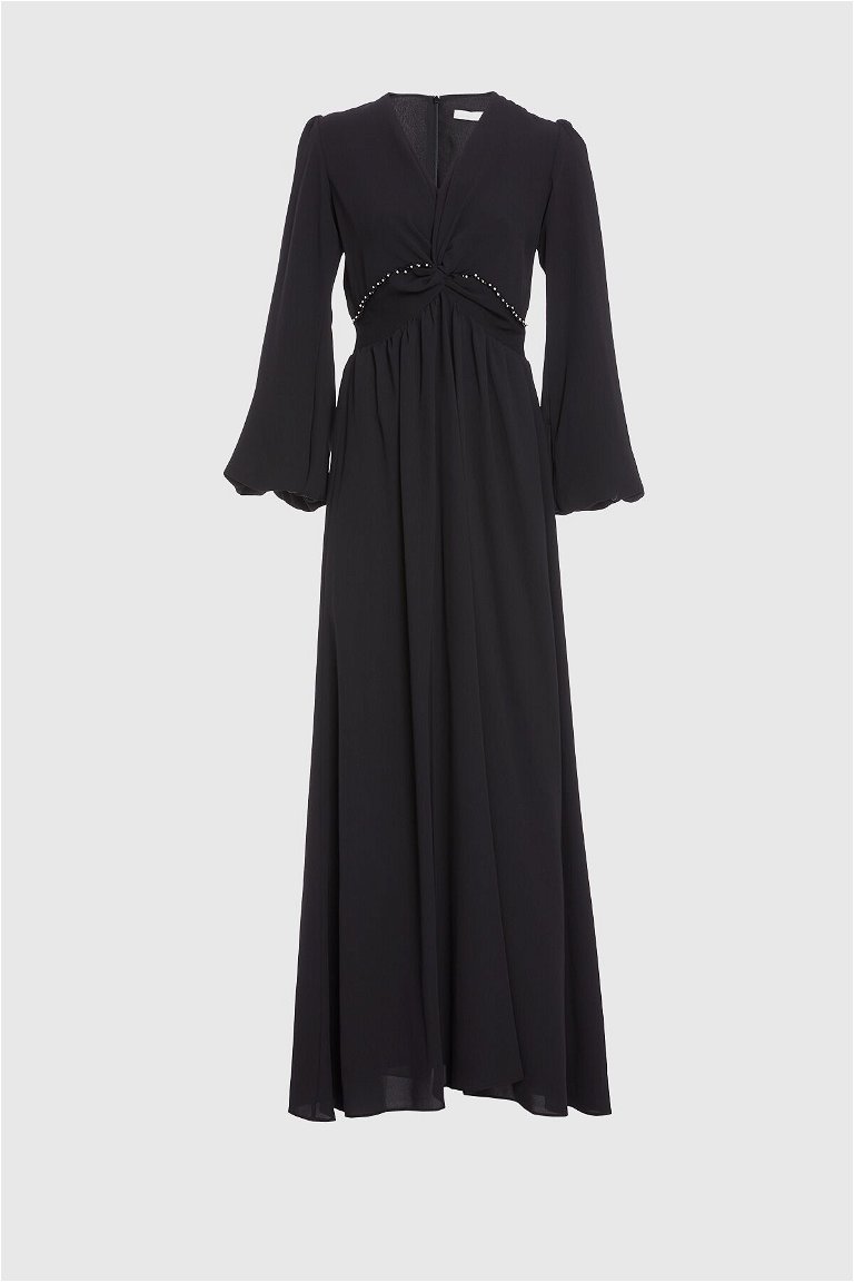 GIZIA - فستان أسود طويل