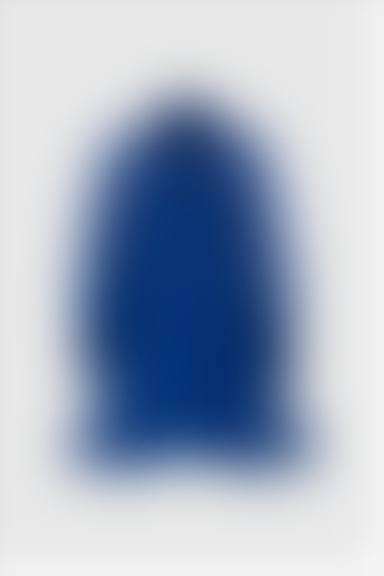 Transparent Detailed Navy Blue Mini Dress