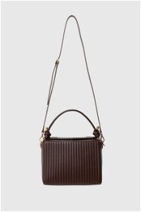 GIZIA - Brown Leather Shoulder Bag