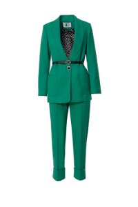 4G CLASSIC - Pocket Detailed Green Women's Suit