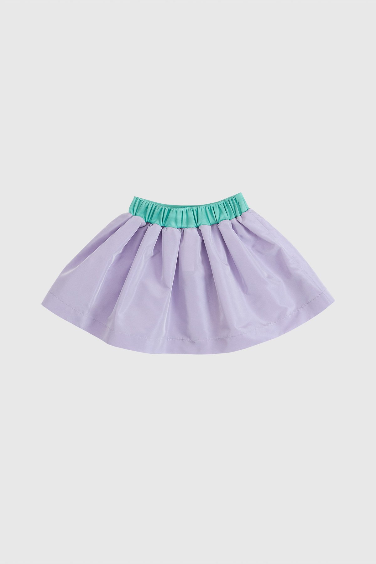 Applique Detailed Taffeta Skirt
