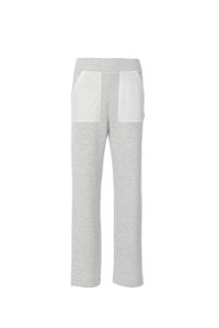 GIZIA SPORT - Grey Trousers With Zig-Zag Stitch Trim On The Sides With Long-leg Zipper 