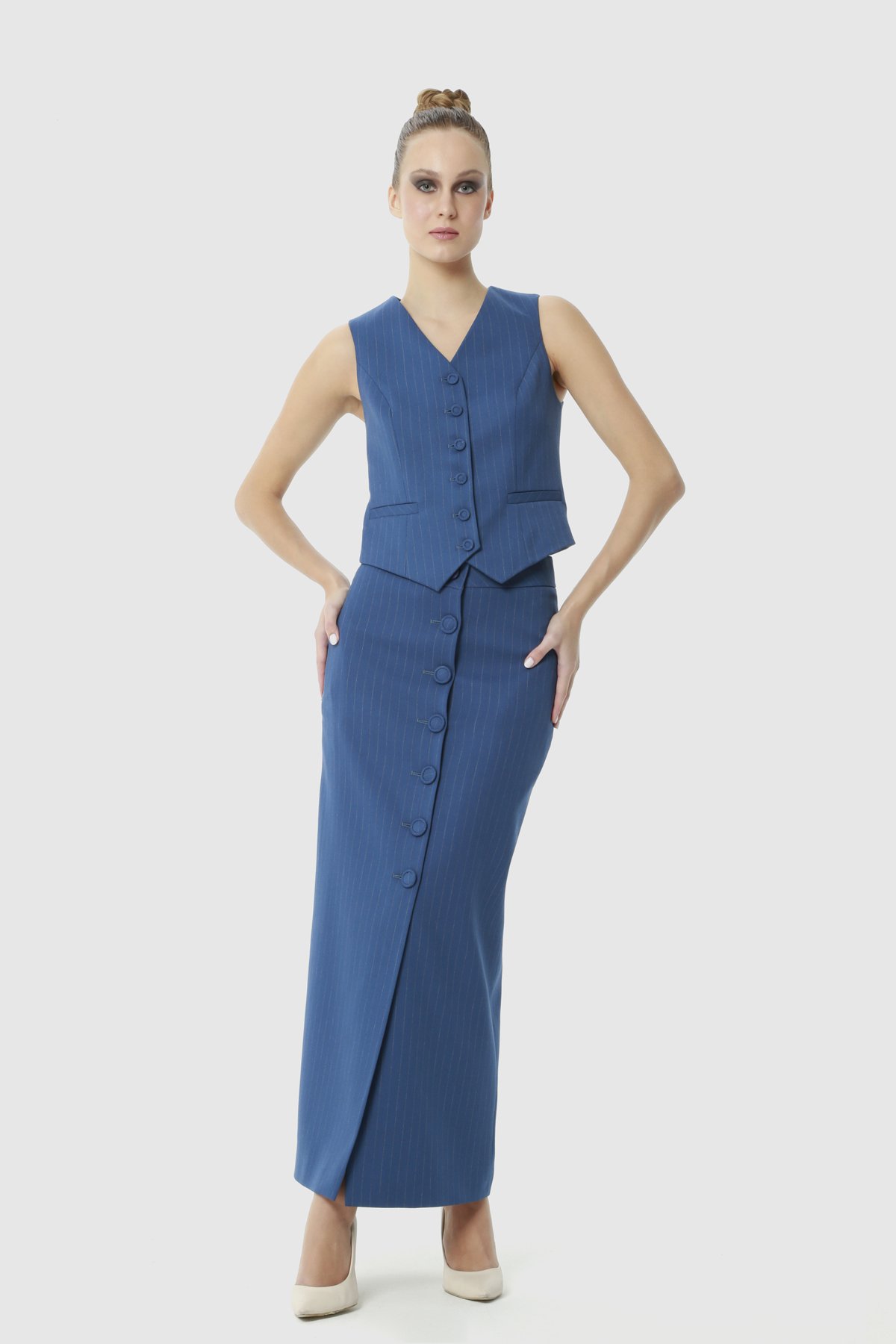 Fashion Women Navy Blue Turkey Skirt Suit price from jumia in Kenya -  Yaoota!