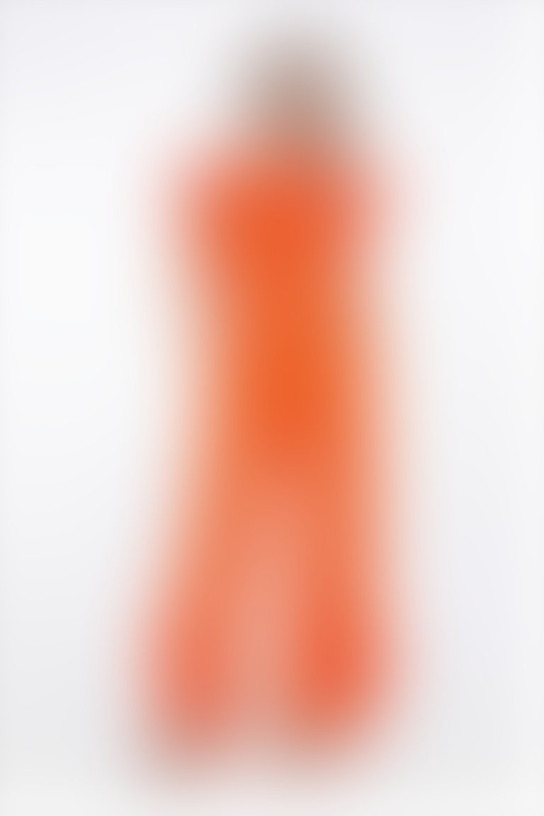 GIZIA SPORT - بنطلون رياضي برتقالي اللون مزين بكشكشة