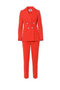 4G CLASSIC - Buttoned Double Breasted Red Regular Fit Suit