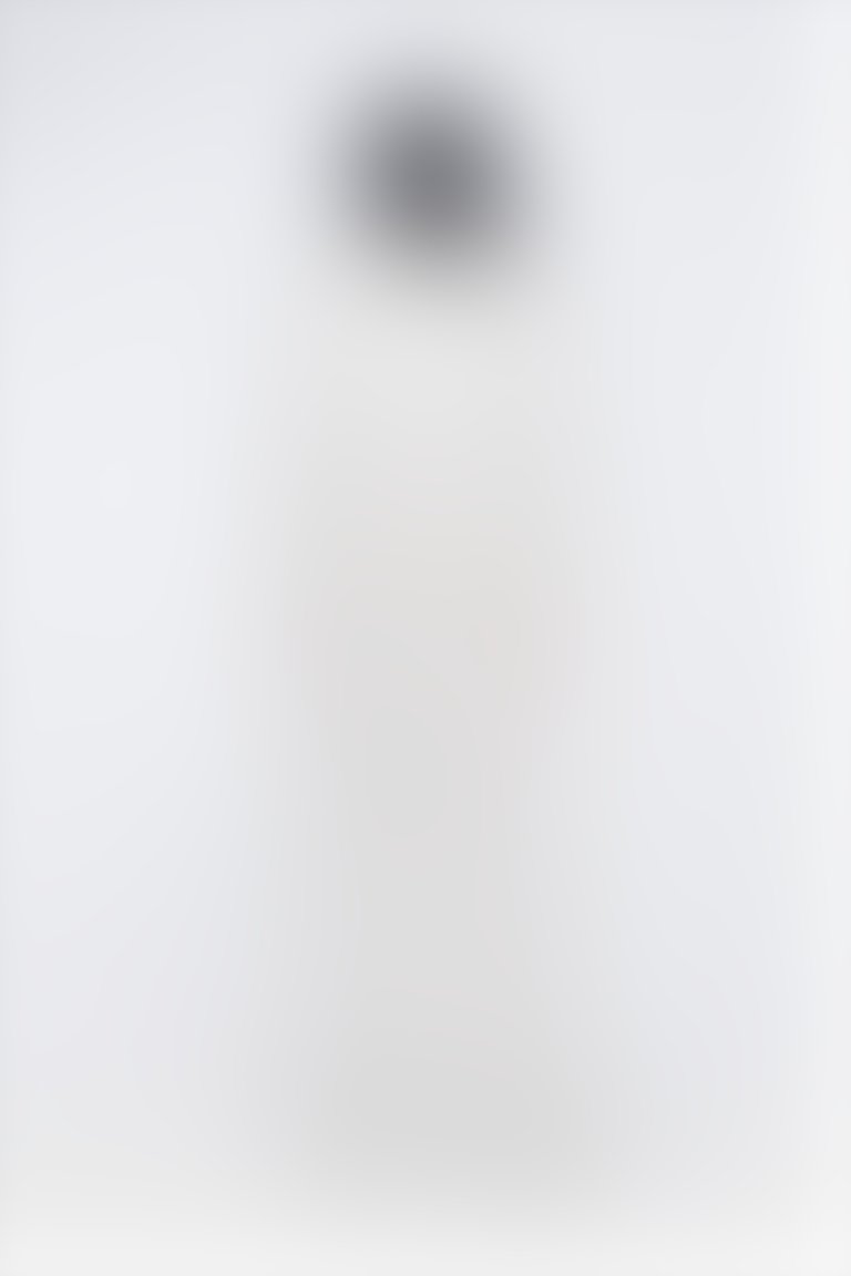 Küp Boncuk Detaylı Pleksili Dik Yaka Şık Ekru Ceket