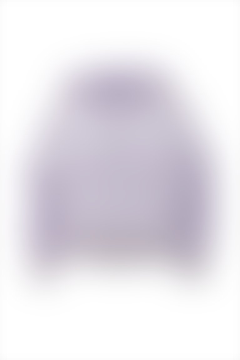 Stone Embellished Drawstring Detail Wide Pocket Purple Jacket