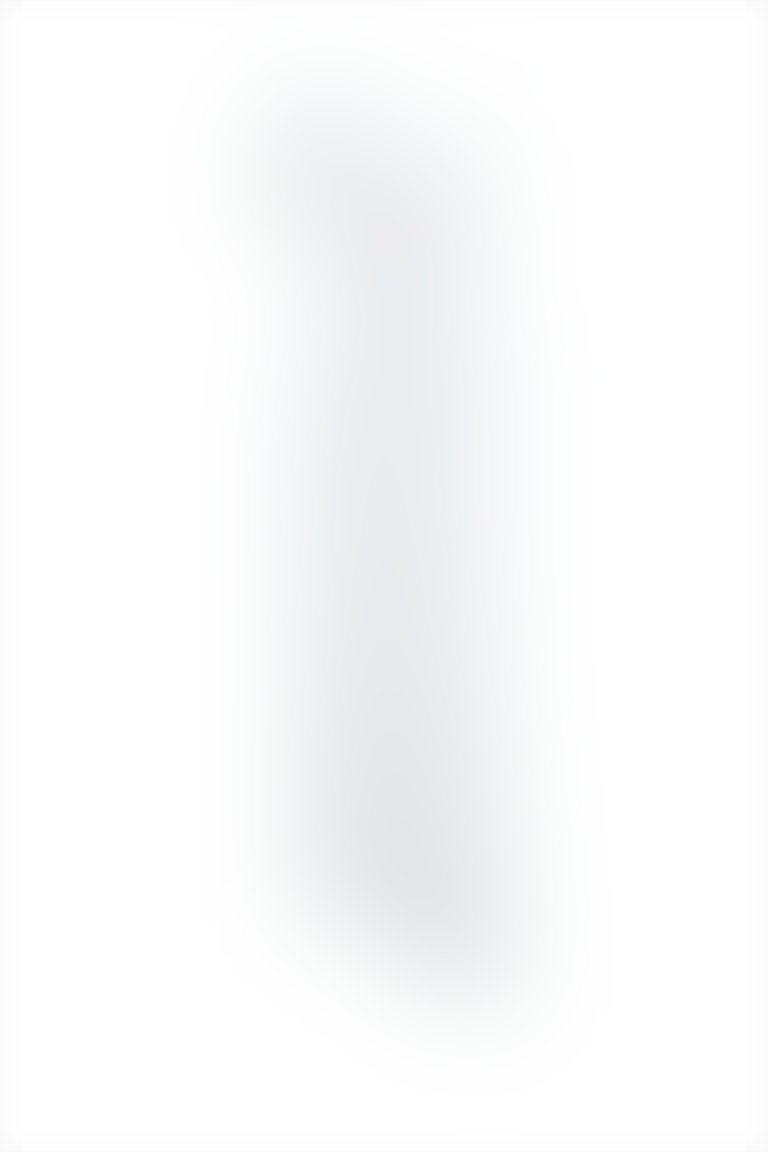 Ön Beden İşlemeli Omuz Detay Uzun Krep Ekru Elbise