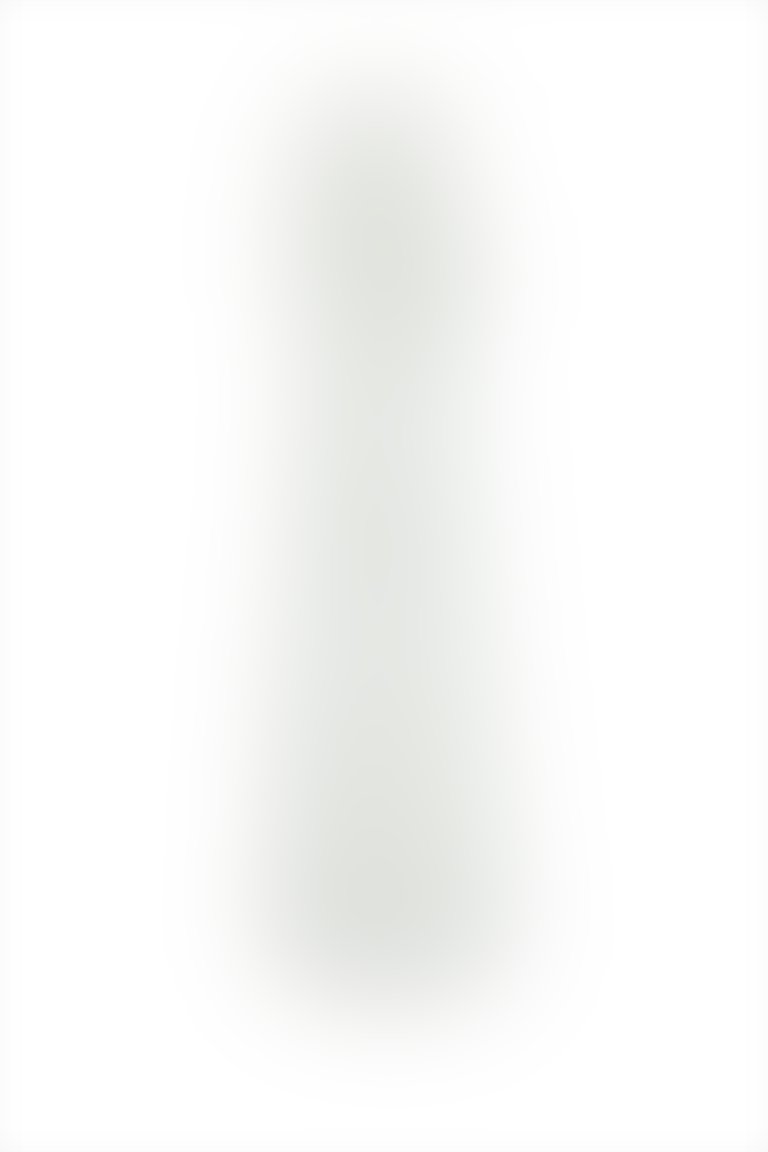 Balon Kol Detaylı Uzun Şifon Kloş Piliseli Ekru Elbise