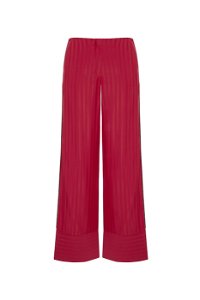 GIZIA - Side Stripe Detail Long Wide Leg Pink Pants