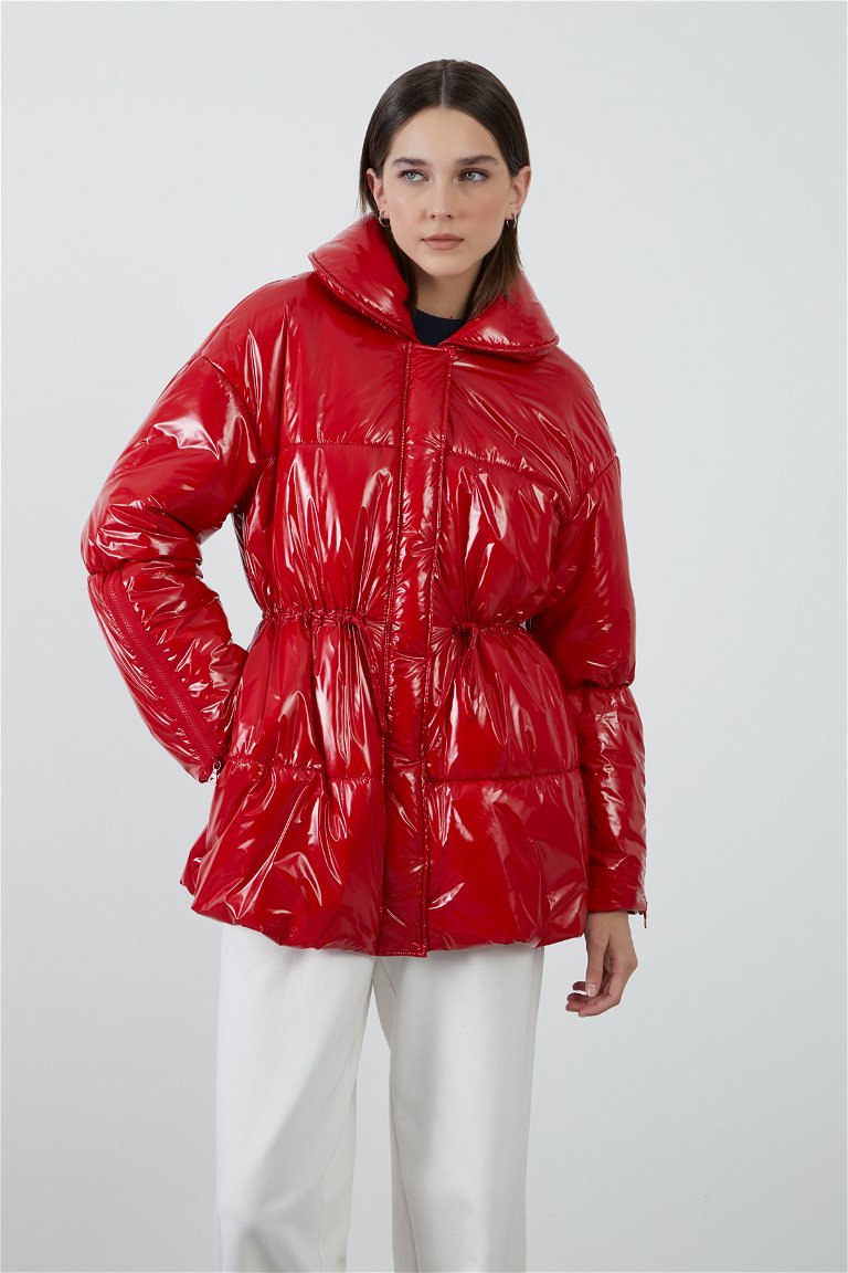 MANI MANI - Red Puffer Jacket