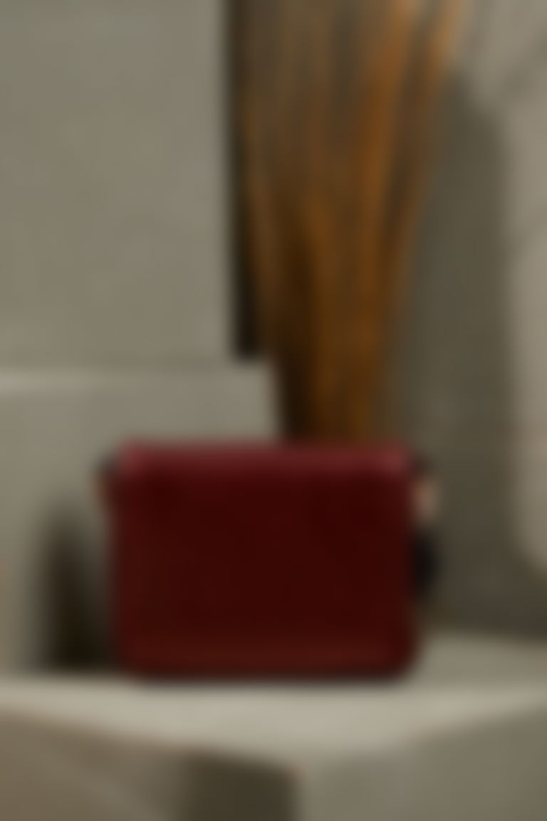 Adjustable Long-handled Patterned Red Bag