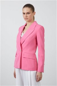 GIZIA - Pink Jacket With Pearl And Gold Detail Buttons