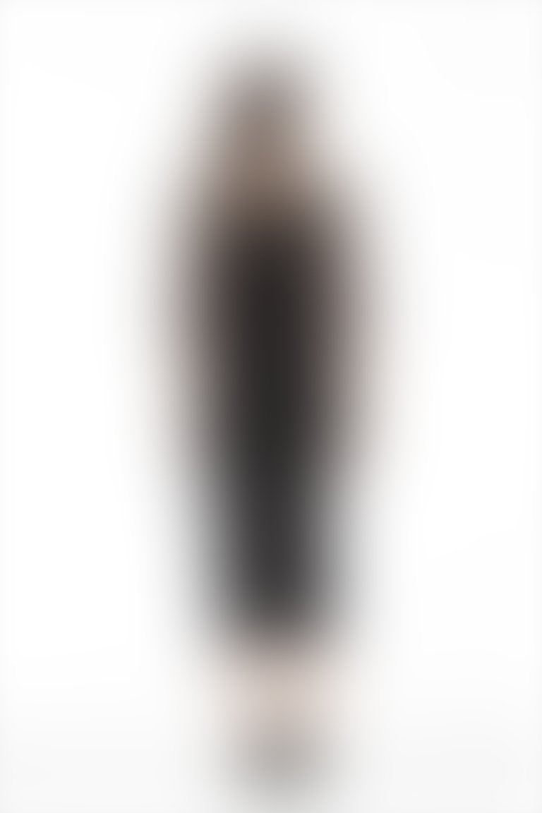 U Yırtmaçlı Gül Broşlu File Detaylı Mini Siyah Abiye Elbise
