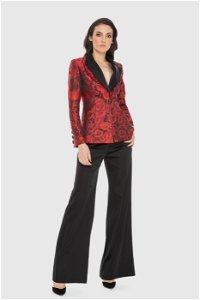 4G CLASSIC - Red Suit with Rose Button Detail