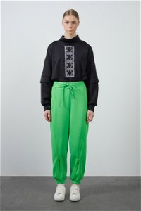 MANI MANI - Kup Detaylı Yeşil Jogger Pantolon
