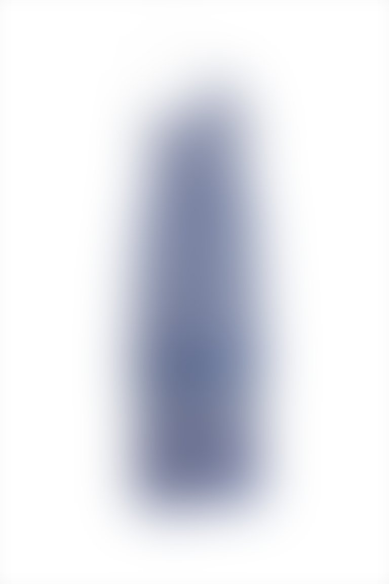 Dantel İnce Asklı Fırfır Detaylı Mavi Midi Abiye Elbise