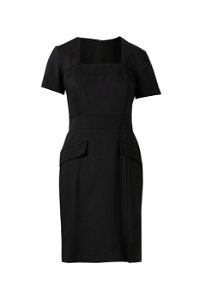 4G CLASSIC - Pocket Detailed Mini Black Dress