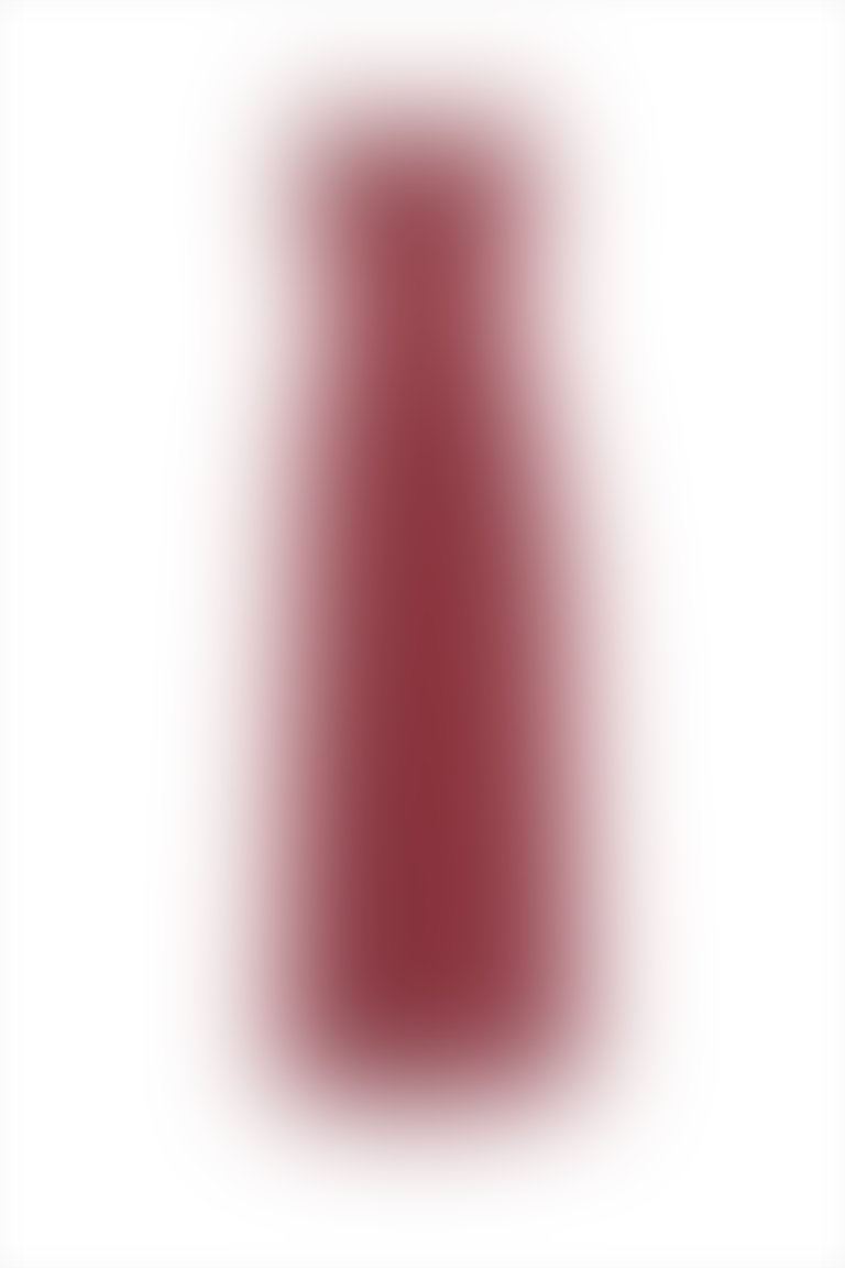 Side Slit Detailed Strappy Long Pink Dress