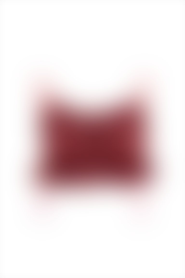 Kordon Askılı Etekucu Büzgülü Pembe Crop Bluz